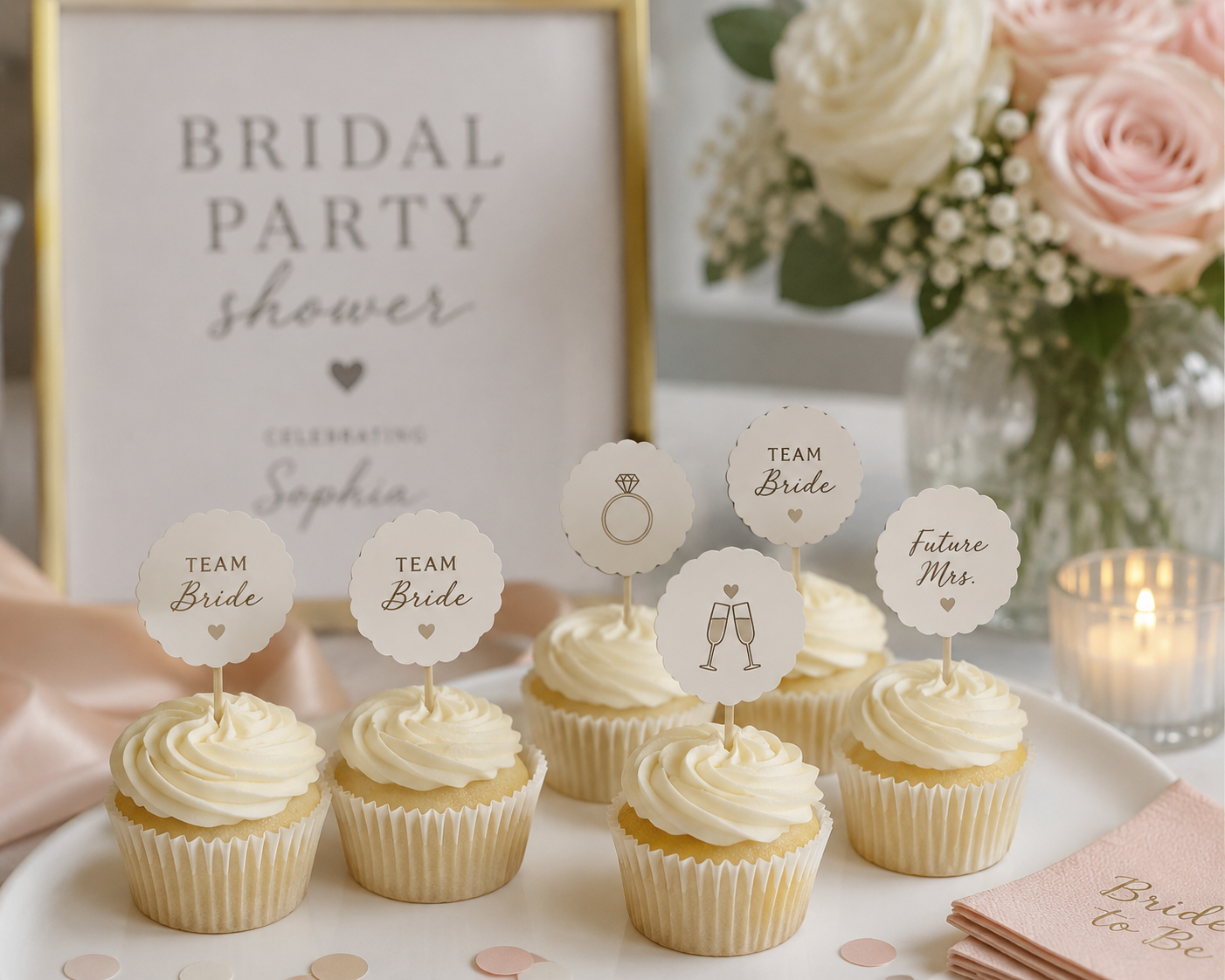 Custom Cupcake Toppers