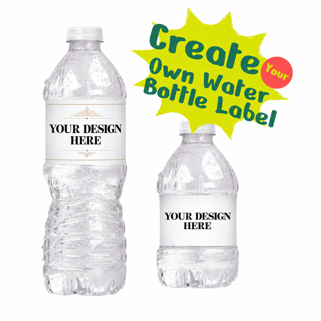 Custom Printable Water Bottle Wrappers
