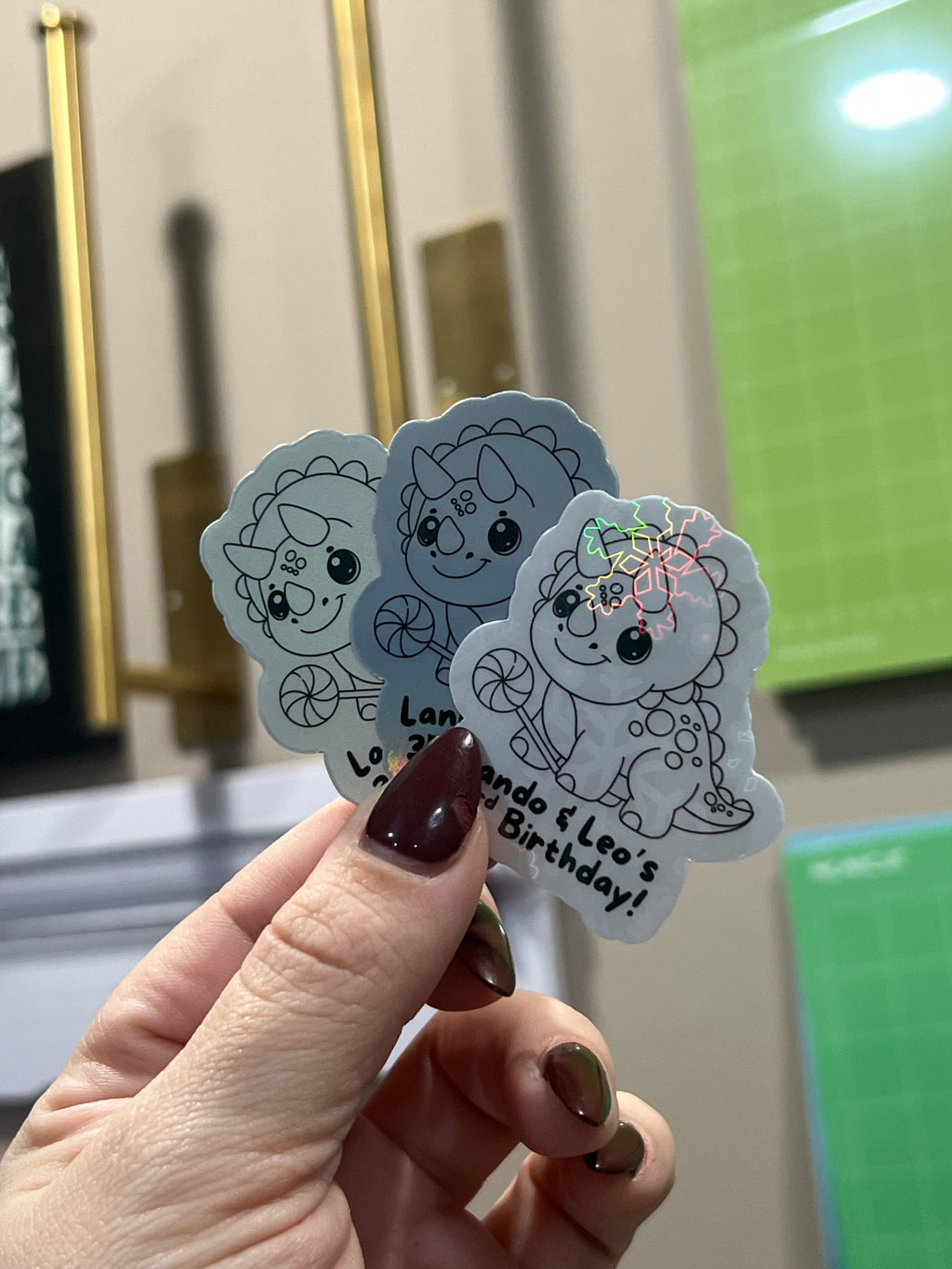 Custom Vinyl Stickers – Upload Your Design | Waterproof & Durable