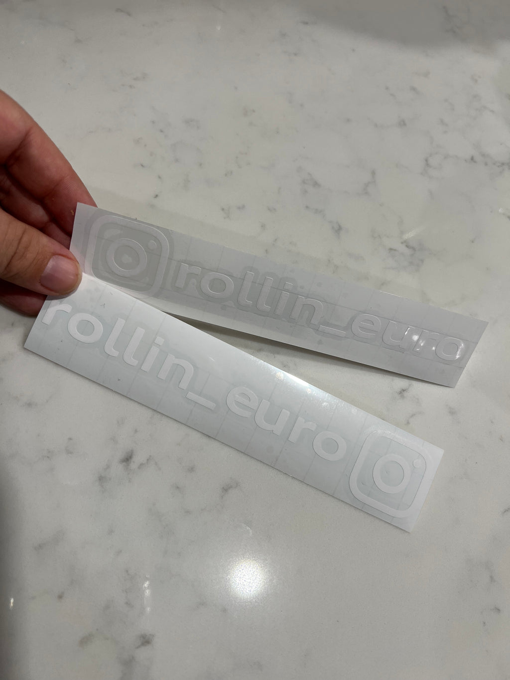 Custom Social Media Vinyl Decal