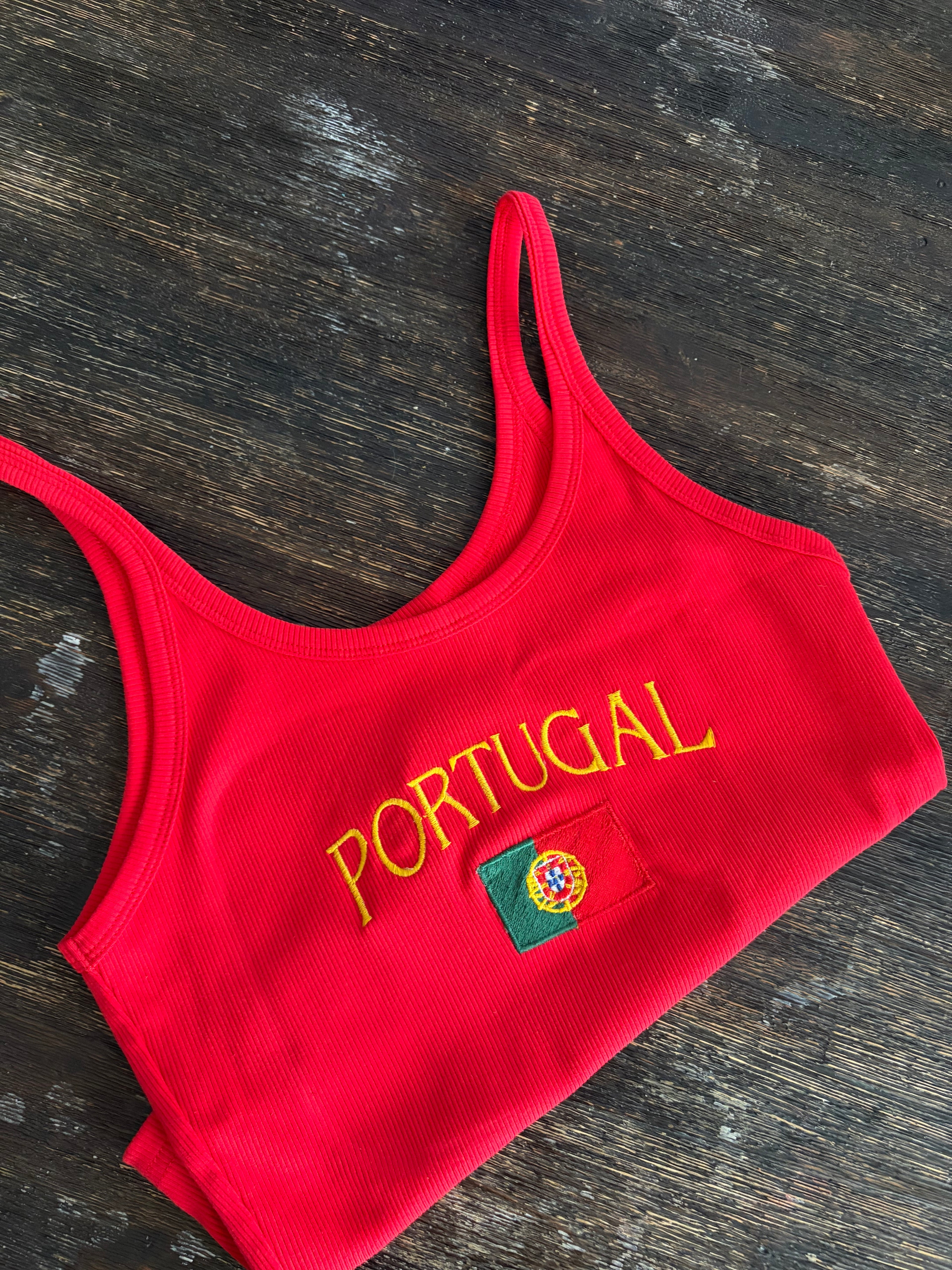 Embroidered Tank Top