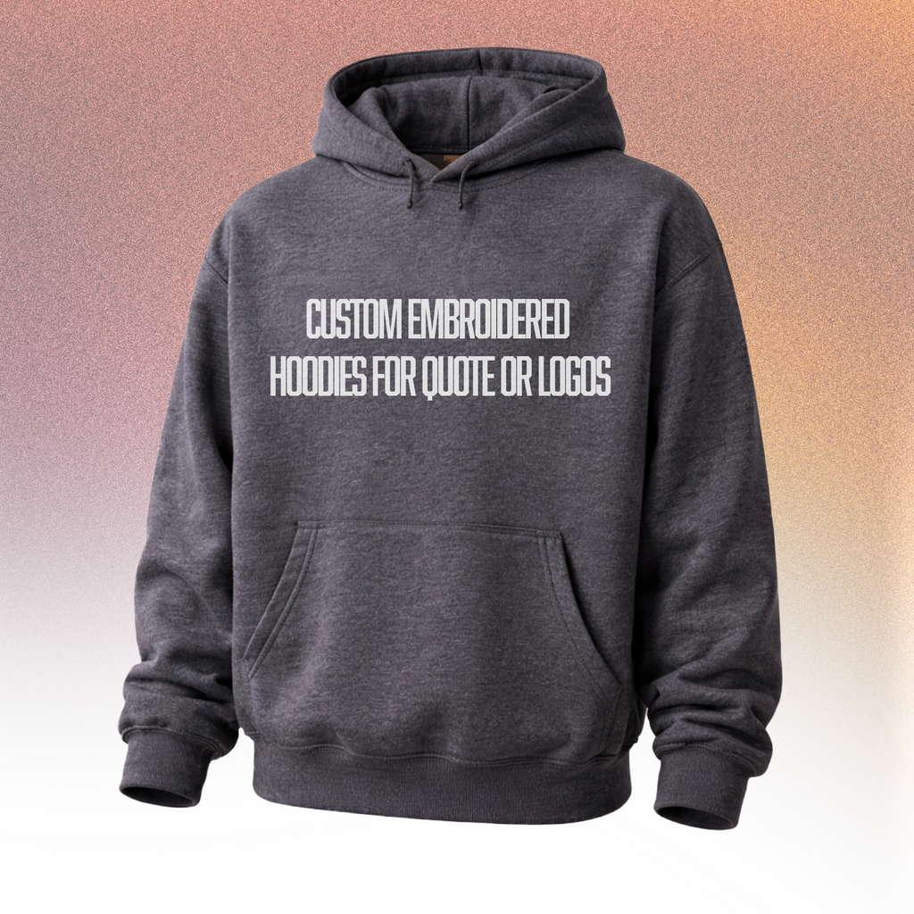 Custom Embroidery – Hoodies