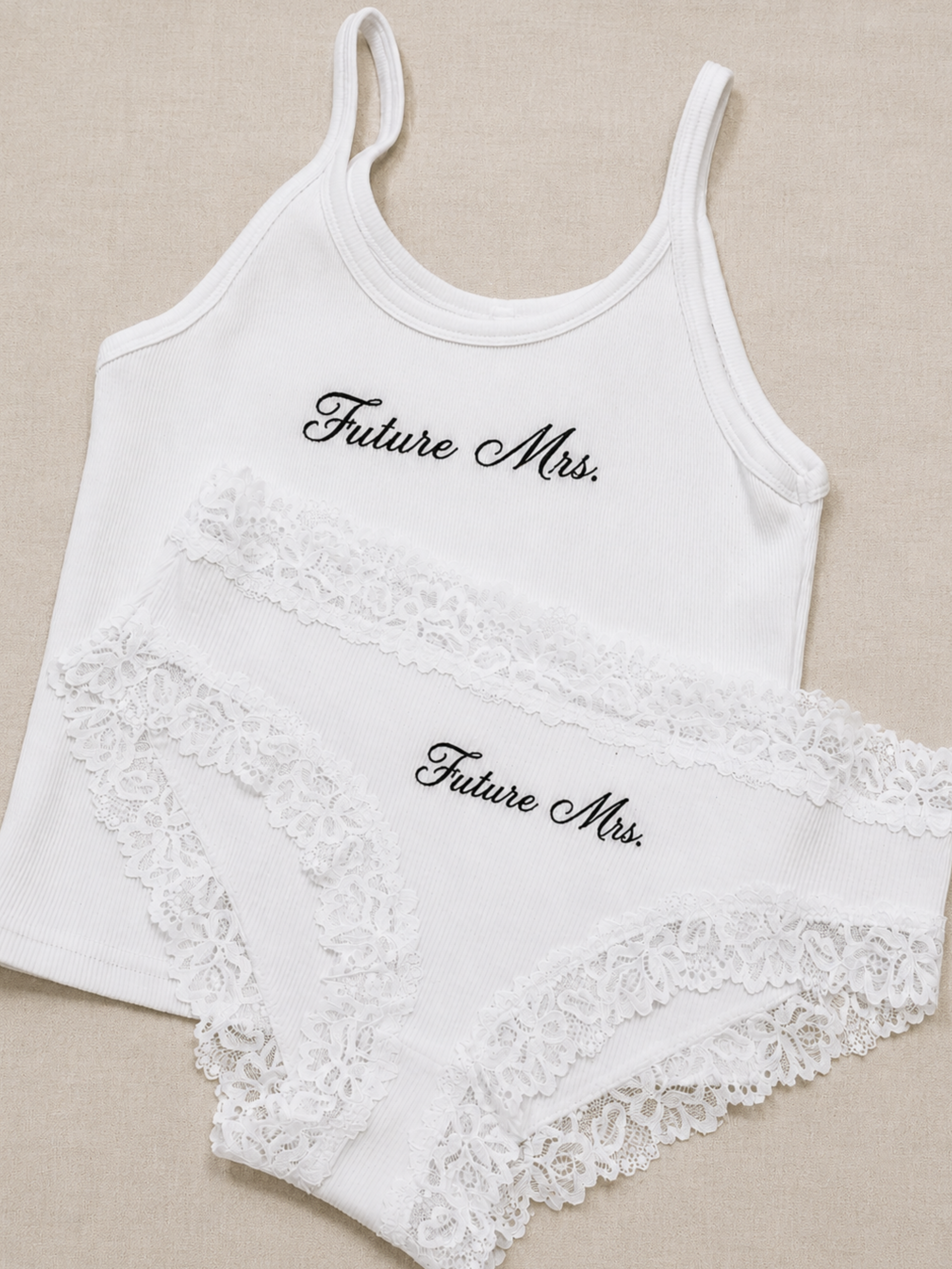 Embroidered Future Mrs. Intimates