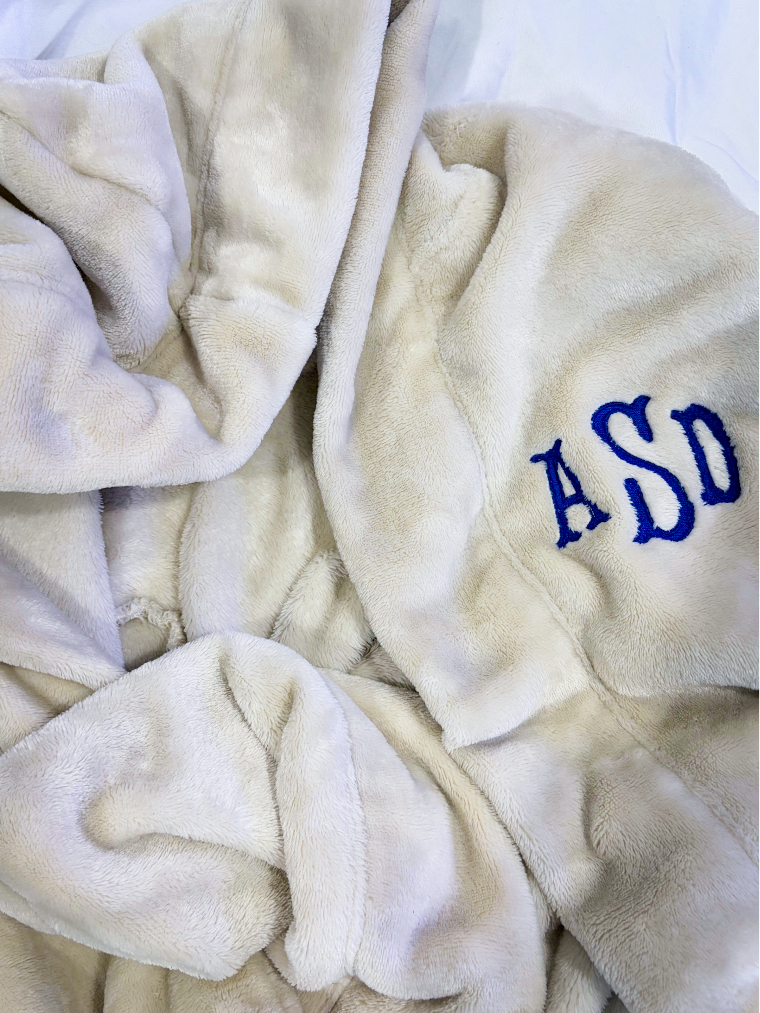 Embroidered Plush Robes